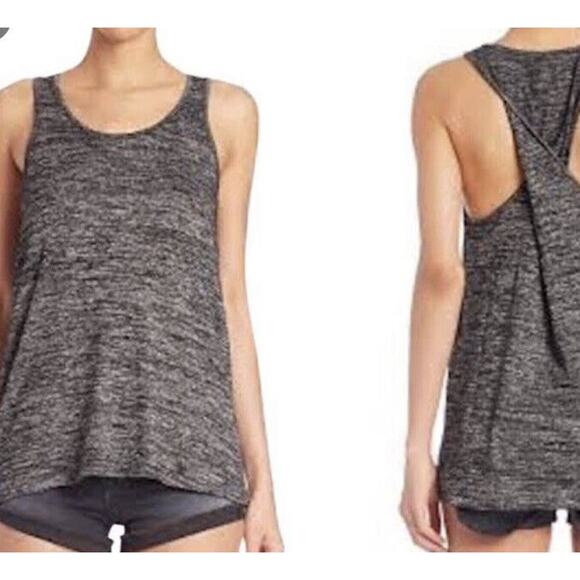 Rag & Bone Womens Black Heather Twist Back Tank Top Size Sm w262C016A NWT - Picture 10 of 10